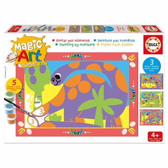 Magic Art Number Educa | Dinossauros 4+ - 1