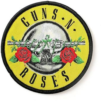 Emblema Rock Off Guns N Roses | Classic Circle Logo | Woven Patch - 1
