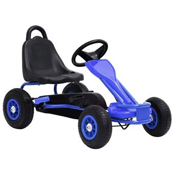 Kart a Pedais com Pneus Pneumáticos vidaXL | Azul - 1