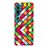 Capa Hapdey para Xiaomi Mi Note 10 - Note 10 Pro - CC9 Pro | Silicone Flexível em TPU | Design Abstrato, quadrado mosaico geométrico moderno - Transparente_0
