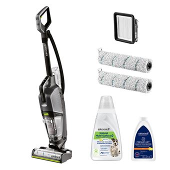 Aspirador Vertical sem Saco Bissell CrossWave Hydrosteam Pet Pro | 76 dB | Prateado - 1