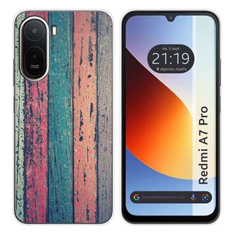 Capa TUMUNDOSMARTPHONE | Silicone | para Xiaomi Redmi A7 Pro | design em madeira 10 modelos disponíveis - 1