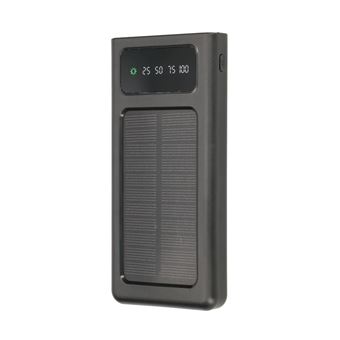 Power Bank Extralink Powerbank EPB-091 10000mAh Preto Solar Power bank, USB-C | 10000 mAh | Preto - 1