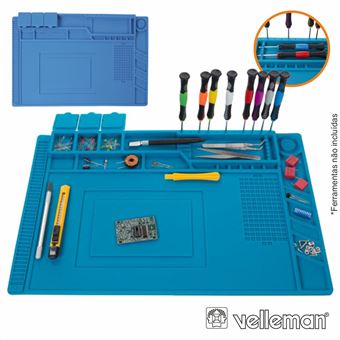 Tapete de Soldar Velleman | Silicone | 450x300 mm - 1