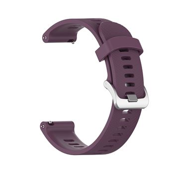 Pulseira de Silicone WISETONY para Garmin Forerunner 245M / 245 Violeta escuro - 1
