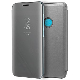 Capa Livro COOL para Xiaomi Redmi Note 6 Pro Clear View Prata - 1