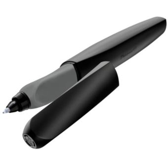 Pelikan 946962 esferográfica rollerball Caneta retrátil Azul 1 peça(s) Preto e Cinzento