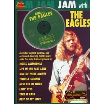 Partitions Variété, Pop, Rock... Faber Music Eagles - Jam With + Cd - Guitar Tab Guitare Tablatures - 1