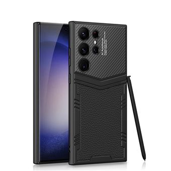 Capa V-REEL de couro para Samsung S23 Plus - Preto - 1