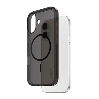 Capa para Telemóvel PanzerGlass CARE™ by PanzerGlass® Urban Explorer Case Smokey w. Black MagSafe iPhone 17 | Preto - 1