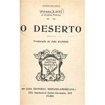 O deserto. - 1