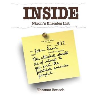 Inside Nixon'S Enemies List First Ed - 1