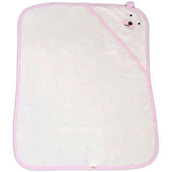 Toalha com Capuz Cangaroo Baloo | Rosa - 1