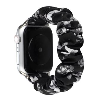 Bracelete de Trançada HSMY Elástico para Apple Watch Series 6/ SE/ 5/ 4 | 40 mm - Preto&Cinza - 1