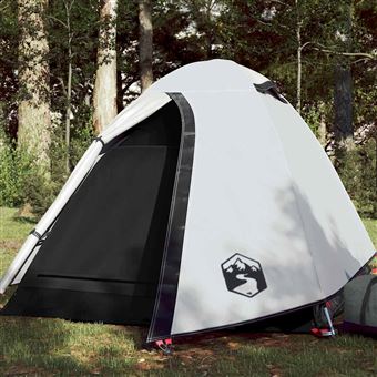 Tenda de campismo vidaXL | Cúpula para 2 Pessoas | Opaca Impermeável | branco - 1