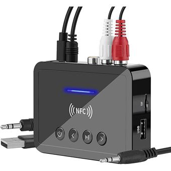 Receptor Bluetooth 5.0 e Transmissor FM Estéreo Orysin com Entrada AUX 3,5 mm e RCA - 1