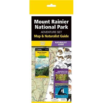 Mt Rainier National Park Adventure Set Map  Naturalist Guide - 1