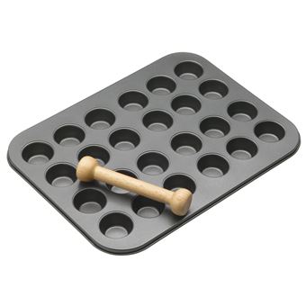 Forma antiaderente para 24 mini tartes Master Class Kitchen Craft KCMCHB43 - Cinzento - 1