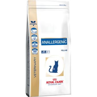 Comida seca para gatos royal canin anallergenic adulto 4 kg - 1