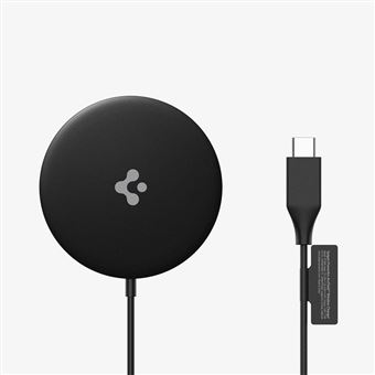 Carregador de Dispositivos Móveis Spigen MagSafe Wireless Charger | Preto - 1