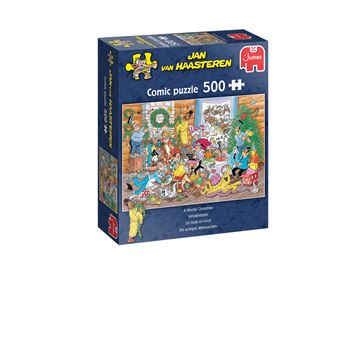 Puzzle Jumbo Jan van Haasteren No License Jan Van Haasteren - A Woolly Christmas (500 Pieces) | 500 Peças - 1