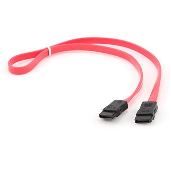 Cabo Sata Gembird Serial ATA III 100 cm data cable | Vermelho - 1