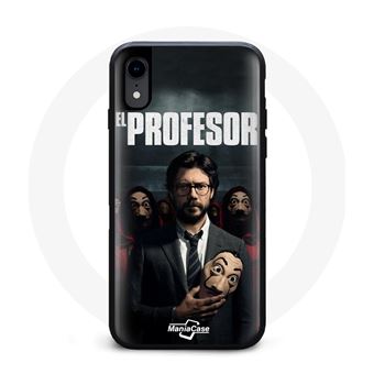 Capa Maniacase para Iphone X Professeur Máscara La Casa de Papel Modelo - 1