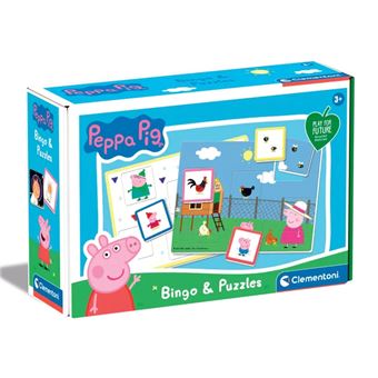 Bingo & Puzzle Clementoni - Peppa Pig English Words - 1