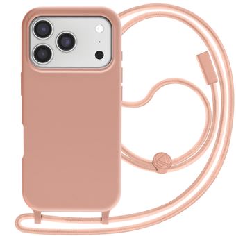 Capa Avizar para Apple iPhone 17 Pro Max | Silicone Ouro rosa - 1