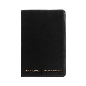 Bíblia Sagrada Slim Nvi, Luxo Preta - 1