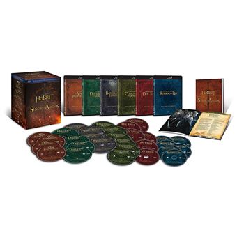 Pack Lord of Ring + The Hobbit (30Blu-ray)