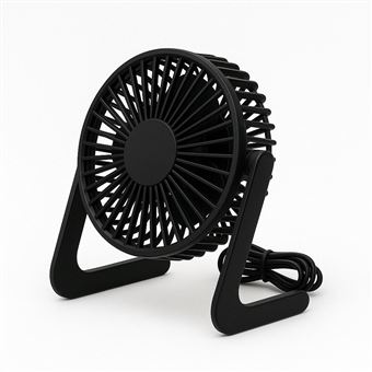 Ventoinha de Secretária MAYOU SD2137 | Silenciosa | Ligação com cabo USB - Preto - 1