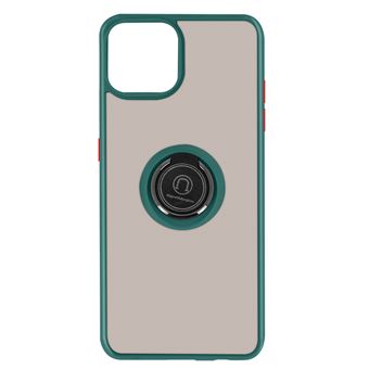Capa Avizar para Apple iPhone 13 Pro Bi-material | Anel de Suporte Metálico - Verde - 1