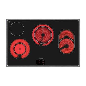 Placa de Vitrocerâmica Siemens ET845HH17 | Elétrica | 79.5 cm | 4 Zonas | Preto - 1
