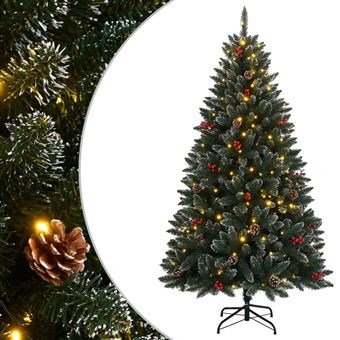Árvore de Natal artificial com 300 luzes LED vidaXL | 210 cm - 1
