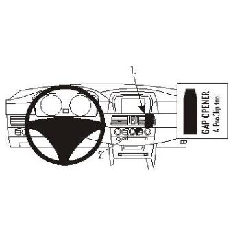Suporte de Montagem ProClip Brodit para BMW 520-545/M5 E60/E61 04-10 AM - 1