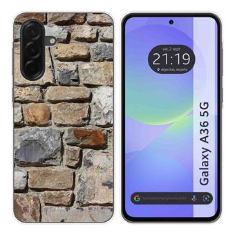 Capa TUMUNDOSMARTPHONE de Silicone para Samsung Galaxy A36 5G Brick Design 03 Desenhos - 1