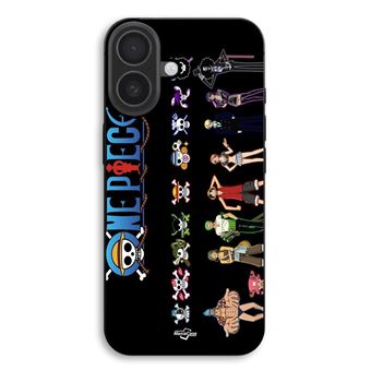 Capa Maniacase para iPhone 17 | One piece tripulação logótipo toda a equipa manga anime - 1