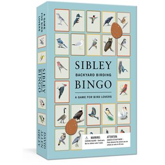 Sibley Backyard Birding Bingo A Game For Bird Lovers Board Games Sibley Birds - 1
