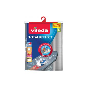 Cobertura para Tábuas de Engomar Vileda Total Reflect | Azul, Cinzento, Branco - 1