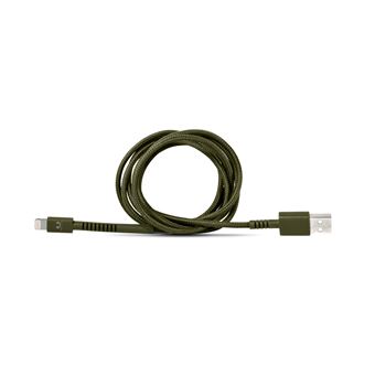 Carregador de Dispositivos Móveis Fresh 'n Rebel Fabriq Lightning Cable 1,5m - Army | Camuflagem - 1