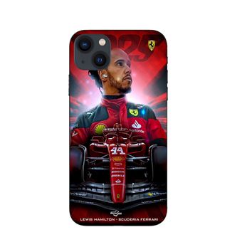 Capa Maniacase para Iphone 13 Lewis Hamilton Ferrari oficial - 1