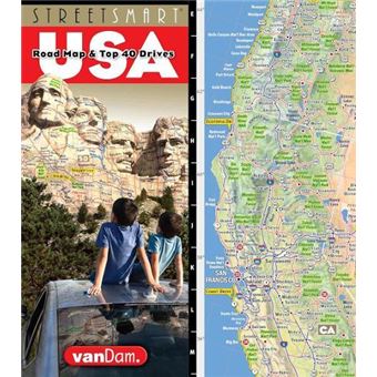 Streetsmart R Usa Interstate Road Map By Vandam By Stephan Van Dam Other Book - 1