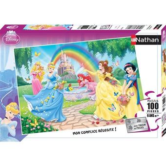 Puzzle NATHAN Princesas Disney O Jardim Das Princesas | 100 Peças - 1