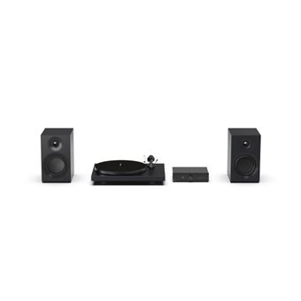Gira-discos de Tração por Correia Pro-Ject Colourful Audio System E | Preto - 1