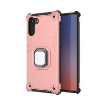 Capa Magunivers de TPU Suporte de Anel de Dedo Blindado Ouro Rosa para Samsung Galaxy Note 10 5G/Note 10
