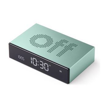 Despertador LEXON Flip Premium | Azul menta - 1
