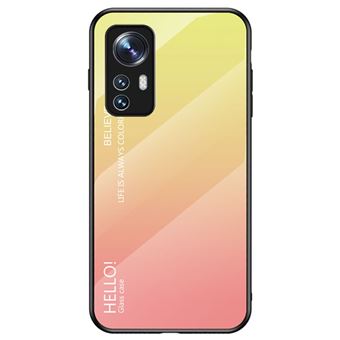 Capa magunivers e TPU cor gradiente, à prova de choque, anti-riscos gradiente amarelo para Xiaomi 12/12X - 1
