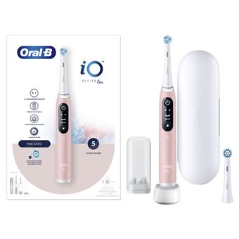 Escova de Dentes Elétrica Oral-B iO6N | Bege, Branco - 1