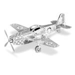 Metal Earth 3D Model Kit P-51 Mustang Professor Puzzle